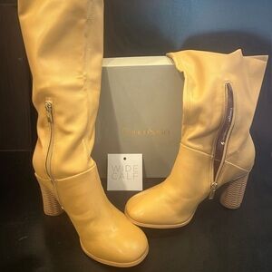 Franco Sarto Women's L-Cindy Tall Knee High Boot, Camel